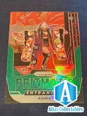 2022 Panini Prizm WWE - Asuka Prizmatic Entrances - Green Parallel #25